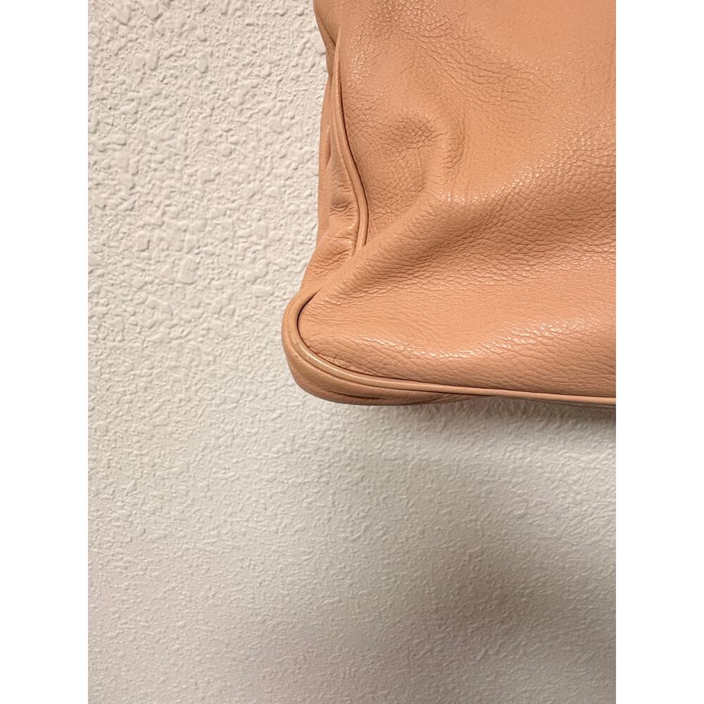 Marc Jacob Leather Shoulder Bag Peach Nude - Picture 9 of 14